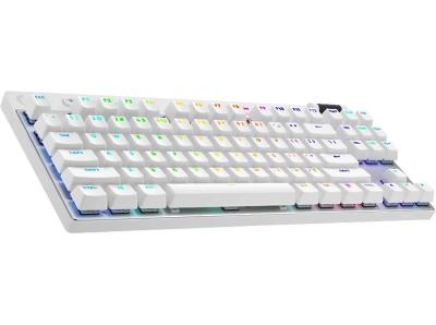 Logitech G Pro X TKL Gaming Keyboard GX Brown Tactile KDA White US