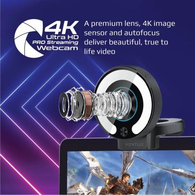 VERTUX Odin-4K Webkamera Black