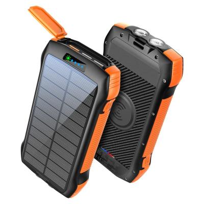 Promate  SolarTank-20PDQi 20000mAh PowerBank Black/Orange