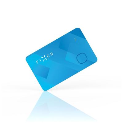 FIXED Smart tracker Tag Card with Find My support Wireless Charging Blue
