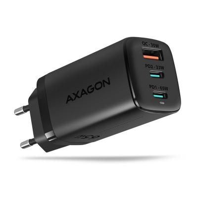 AXAGON ACU-DPQ65 QC4 + USB-C PD Wall Charger Black