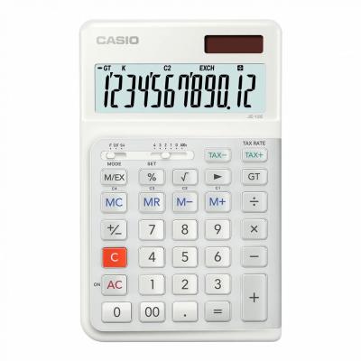 Casio JE-12E-WE Asztali számológép White