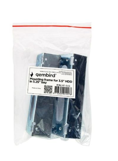 Gembird MF-543 Mounting frame for 3.5" HDD in 5.25" bay