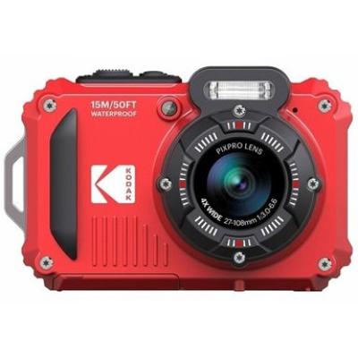 Kodak Pixpro WPZ2 Red Waterproof + 2db akku 16GB microSD Card