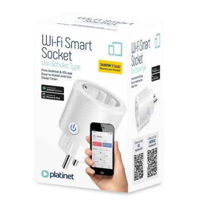 Platinet Wi-Fi Smart Plug White