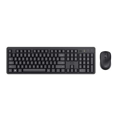 Trust Ody II Silent Wireless Keyboard & Mouse Set Black HU