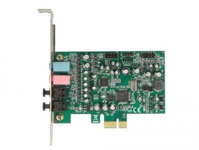 DeLock PCI Express Soundcard 7.1 - 24 Bit / 192 kHz with TOSLINK In / Out