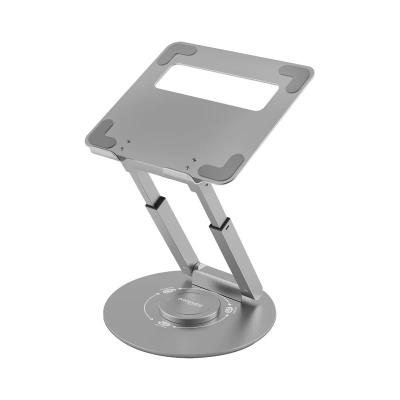 Promate  DeskMate-6 Ergonomic Multi-Level Aluminium Laptop Stand Silver