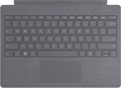 Microsoft Surface Pro 7 Signature Type Cover UK Light Charcoal