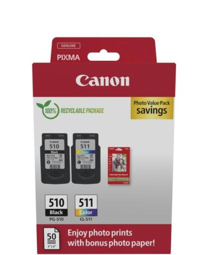 Canon PG-510B/CL511 Multipack tintapatron + fotópapír