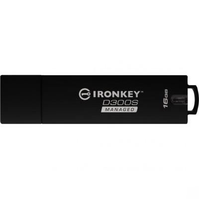 Kingston 16GB IronKey D300SM (Serialized Managed) Black