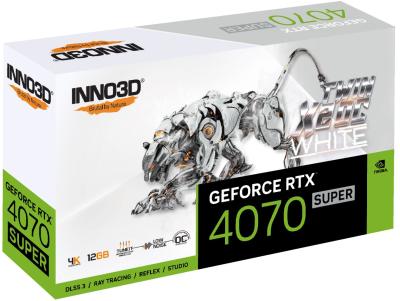 Inno3D GeForce RTX4070 Super 12GB DDR6X Twin X2 OC White
