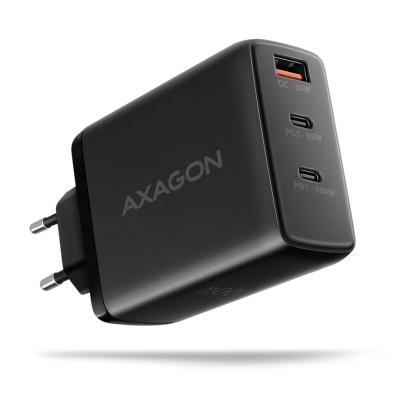 AXAGON ACU-DPQ100 PD3.0 & QC4 Three Outputs wall charger 100W Black