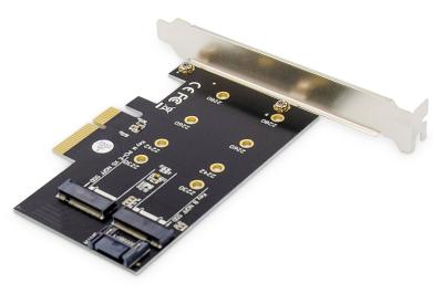 Digitus M.2 NGFF / NVMe SSD PCI Express 3.0 (x4) Add-On Card