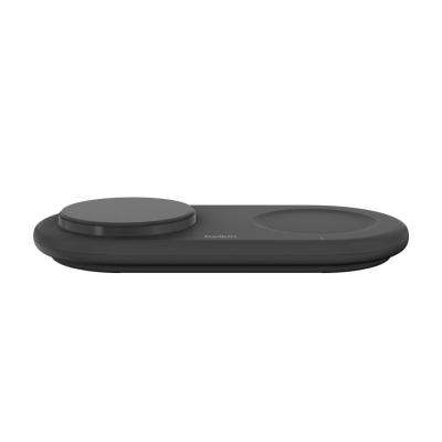Belkin BOOST Charge Pro 2in1 Qi2 15w Magnetic Charging Pad Black
