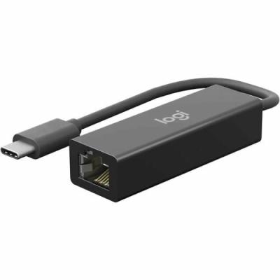 Logitech Logi USB-C - Gigabit Ethernet Network adapter Black