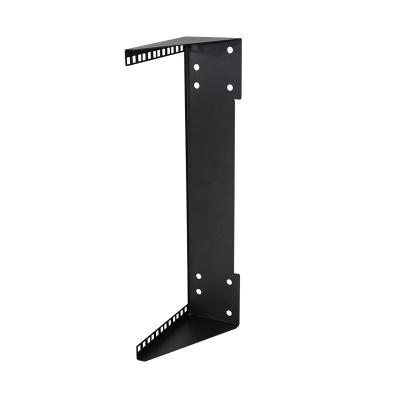 Logilink 19" vertical wall mount bracket / under desk mount 4U Black