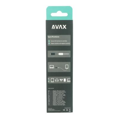 Avax AD602 CONNECT+ Type C - USB A OTG adapter Windows/MacOS Black