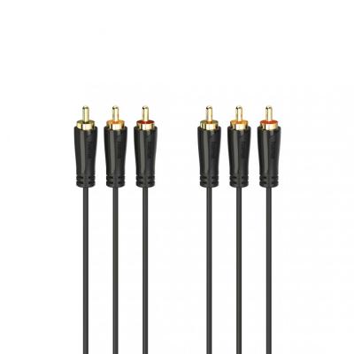 Hama FIC AV 3RCA-3RCA öszzekötőkábel 1,5m Black