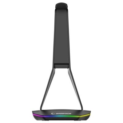 Rampage Tower T14 RGB Headset Stand Black