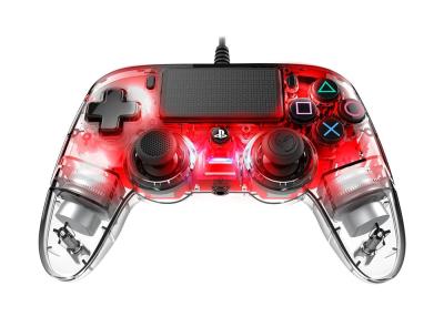 Nacon Compact USB Gamepad Red/Transparent