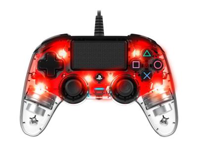 Nacon Compact USB Gamepad Red/Transparent