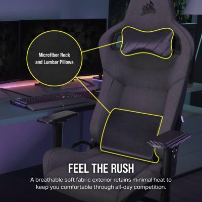 Corsair T3 Rush (2023) Gaming Chair Charcoal