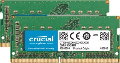 Crucial 64GB DDR4 2666MHz Kit(2x32GB) SODIMM 260pin for Mac