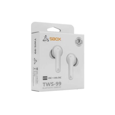 SBOX EB-TWS99 Bluetooth Headset White