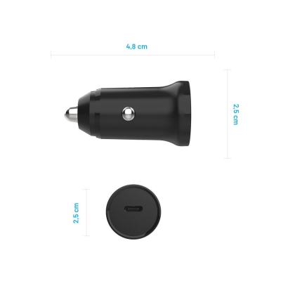 FIXED USB-C Car Charger 20W Black