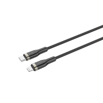 FIXED Braided Cable USB-C/Lightning, 1,2m, black