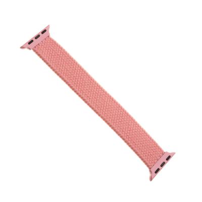 FIXED Elastic Nylon Strap for Apple Watch 42/44/45mm, size XS, pink