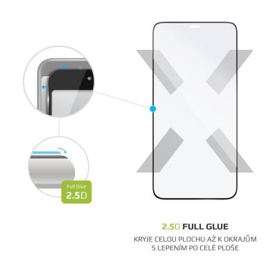 FIXED Üvegfólia Képernyővédő Full-Cover Apple iPhone 12/12 Pro, full screen bonding, Fekete