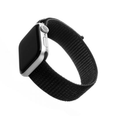 FIXED Nylon Strap Apple Watch 38/40/41 mm, Fekete