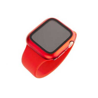 FIXED Pure + Üvegfólia Apple Watch 44mm Red