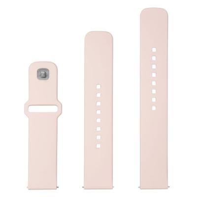 FIXED Silicone Sporty Strap Set with Quick Release 22mm for Smartwatch Pink