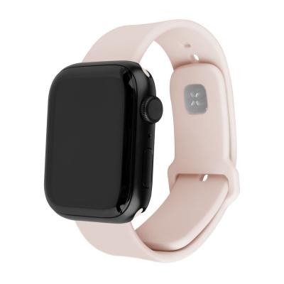 FIXED FIXED Silicone Sporty Strap Set for Apple Watch 42/44/45mm Pink