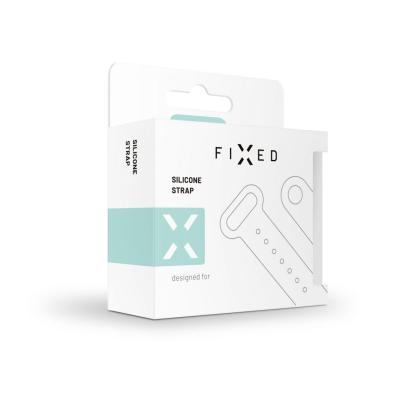FIXED Silicone Strap for Xiaomi Band 7/ Mi Band 6/ Mi Band 5 Black