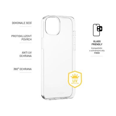 FIXED Slim AntiUV for Apple iPhone 15 Plus, clear