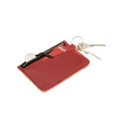 FIXED Coins leather wallet, red