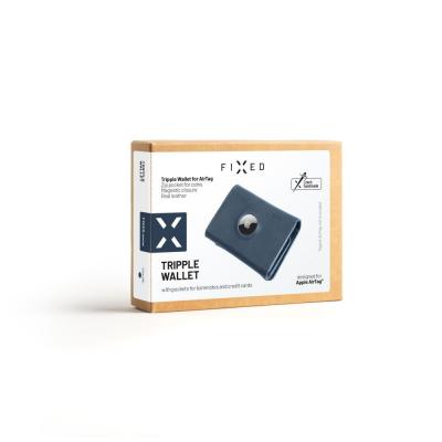 FIXED Tripple Wallet for AirTag Blue