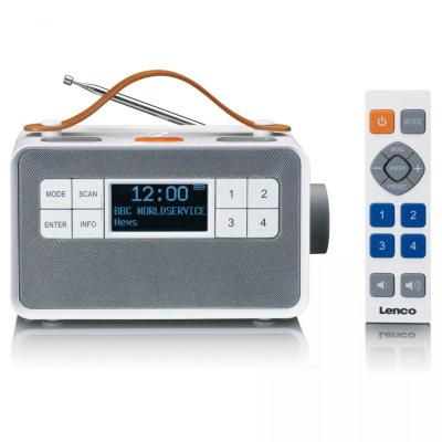 Lenco PDR-065WH Portable FM/DAB+ radio White