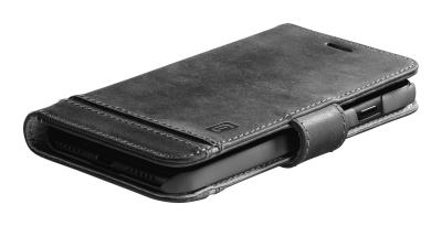 Cellularline Premium Supreme Leather Book Case for Apple iPhone 13 Pro Max, Black