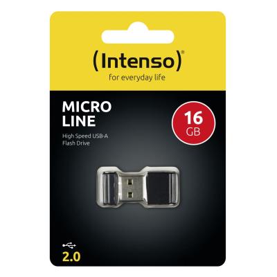 Intenso 16GB Micro Line USB2.0 Black