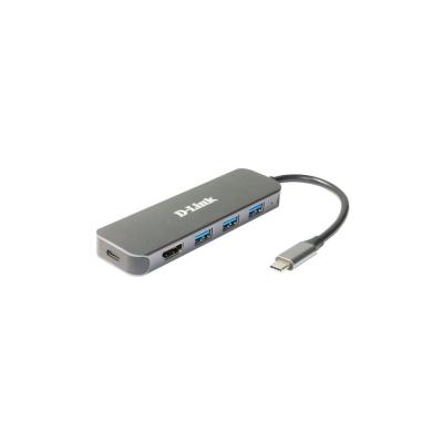 D-Link DUB-2333 USB-C Mini Docking Station with 3xUSB 3.0, USB-C/PD 3.0 and HDMI