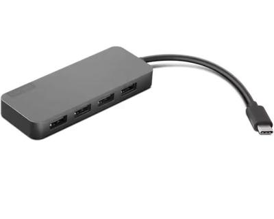 Lenovo USB-C to 4 Port USB-A Hub Iron Gray