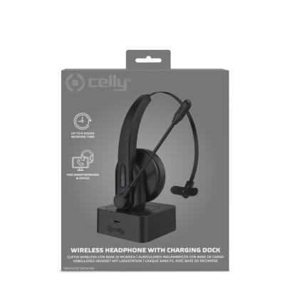 CELLY Smartworking Wireless Headphone Black