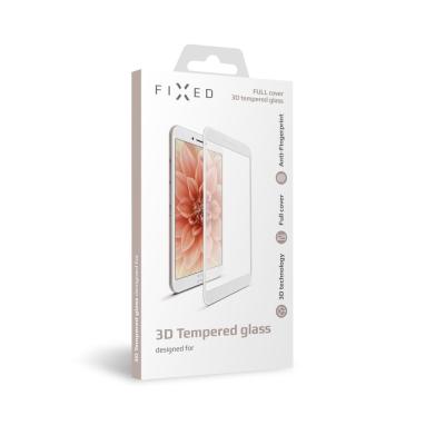 FIXED Üvegfólia Képernyővédő 3D Full-Cover Apple iPhone 7 Plus/8 Plus, full glue, Fehér, 0.33 mm
