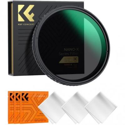 K&F Concept ND2-ND32 52mm Lens Filter + 3db törlőkendő