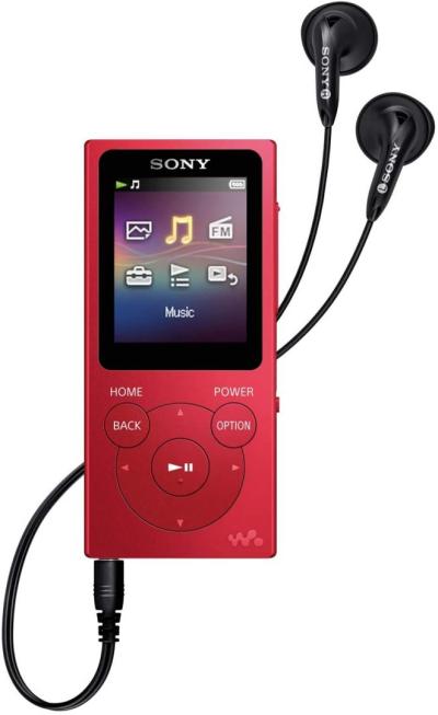 Sony NWE394LR Walkman MP3 8GB Red